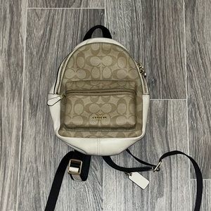 Coach monogram small backpack!